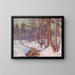 Bergbach im Mohawk-Tal - Walter Launt Palmer — gerahmtes Bild an der Wand