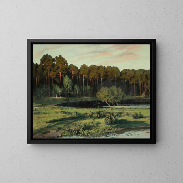 Grunewald - Walter Leistikow — gerahmtes Bild an der Wand