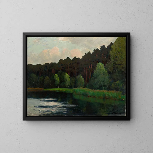 Lac de Müritz - Walter Leistikow — gerahmtes Bild an der Wand