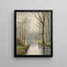 Motiv des Spreewaldes - Walter Moras — gerahmtes Bild an der Wand