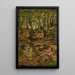 Waldweg - Walter Moras — gerahmtes Bild an der Wand