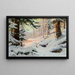 Sonnenwinter - Walter Moras — gerahmtes Bild an der Wand
