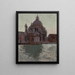 Venedig La Salute - Walter Richard Sickert — gerahmtes Bild an der Wand