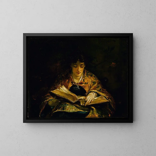 Unter den alten Dichtern - Walter Shirlaw — gerahmtes Bild an der Wand
