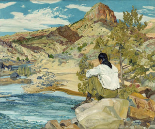 Sur le Rio Grande - Walter Ufer — Ansicht des Kunstwerks