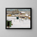 Taos unter dem Schnee - Walter Ufer — gerahmtes Bild an der Wand