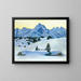 Winterlandschaft bei Maloja - Walter von Ruckteschell — gerahmtes Bild an der Wand