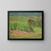 Landschaft bei der Ankunft im Frühling - Walther Gamerith — gerahmtes Bild an der Wand