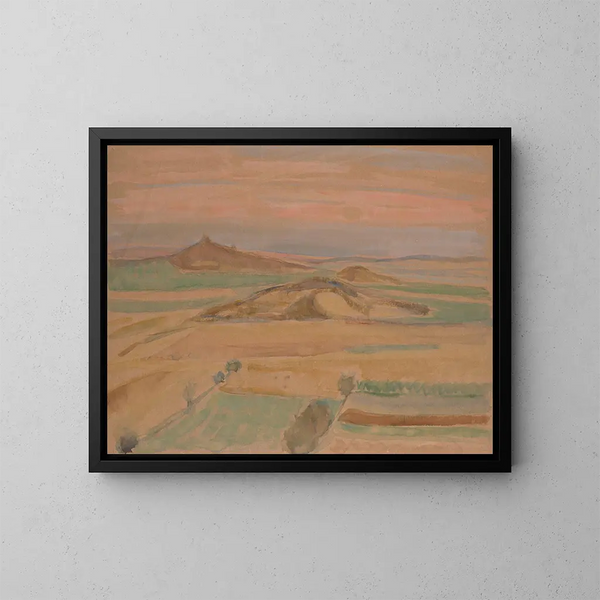 Heiliges Land - Walther Gamerith — gerahmtes Bild an der Wand
