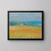 Maisfeld am Ufer des Attersees - Walther Gamerith — gerahmtes Bild an der Wand