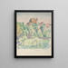 Landschaft mit Kirche - Walther Gamerith — gerahmtes Bild an der Wand