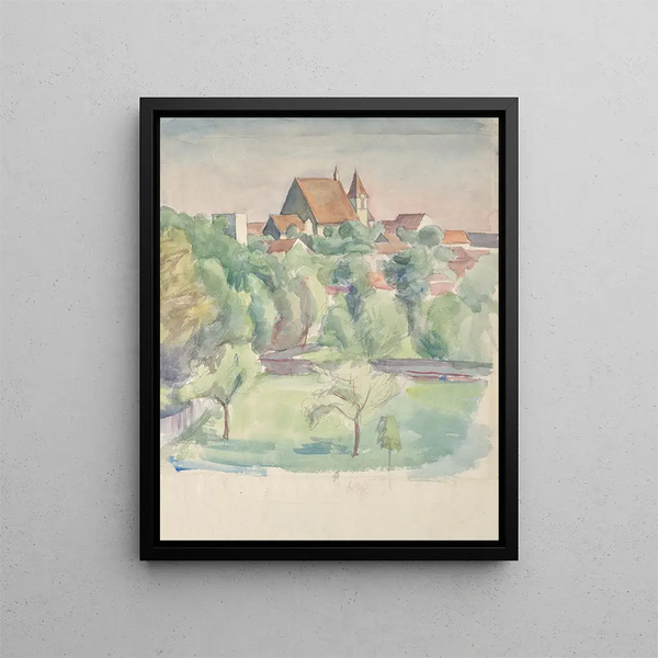 Walther Gamerith - Landschaft mit Kirche.webp