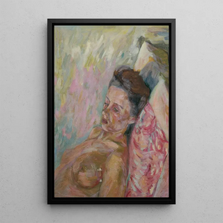 Walther Gamerith - Weiblicher Akt auf Kissen.webp