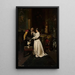 Der König Jan III Sobieski und Marysieka - Wandalin Strzałecki — gerahmtes Bild an der Wand