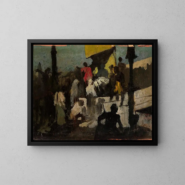 Croquis d'amphithéâtre romain - Wandalin Strzałecki — gerahmtes Bild an der Wand
