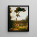 Landschaft Italien - Washington Allston — gerahmtes Bild an der Wand