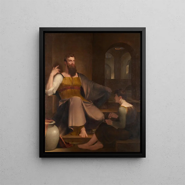 Washington Allston - Jeremiah Dictating His Prophecy of the Destruction of Jerusalem to Baruch the Scribe.webp