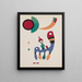und 7 Gedichte - Wassily Kandinsky — gerahmtes Bild an der Wand