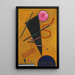 Kontakt - Wassily Kandinsky — gerahmtes Bild an der Wand