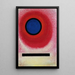 Cercle bleu II - Wassily Kandinsky — gerahmtes Bild an der Wand