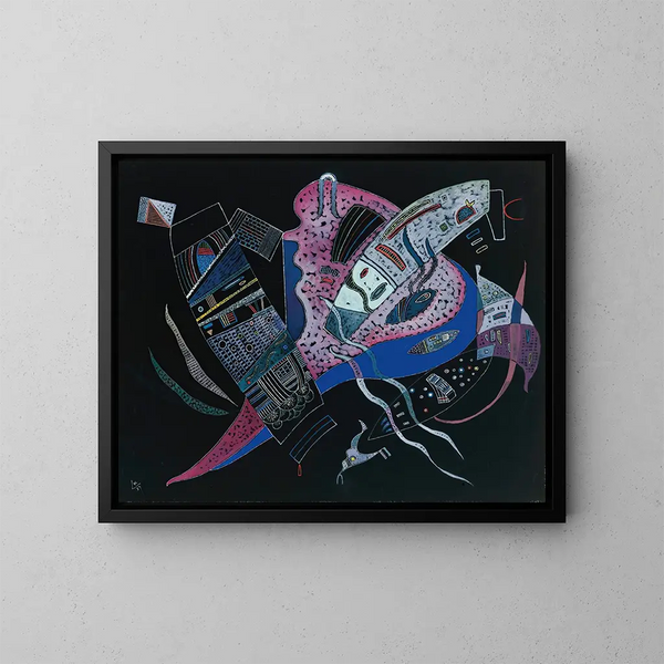 Konzentration - Wassily Kandinsky — gerahmtes Bild an der Wand