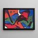 Der Blaue Reiter Le Cavalier bleu - Wassily Kandinsky — gerahmtes Bild an der Wand