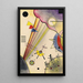 Klare Verbindung - Wassily Kandinsky — gerahmtes Bild an der Wand
