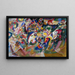 Skizze 3 für Komposition VII - Wassily Kandinsky — gerahmtes Bild an der Wand