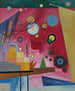 Rotes intensives Gemälde - Wassily Kandinsky — Ansicht des Kunstwerks