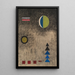 Im Dunkeln Lâche - Wassily Kandinsky — gerahmtes Bild an der Wand