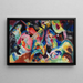 Improvisation Inondation - Wassily Kandinsky — gerahmtes Bild an der Wand