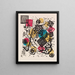 V Kleine Welten Gemälde - Wassily Kandinsky — gerahmtes Bild an der Wand