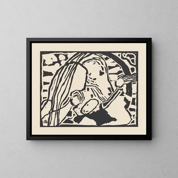 Klänge Pl09 - Wassily Kandinsky — gerahmtes Bild an der Wand