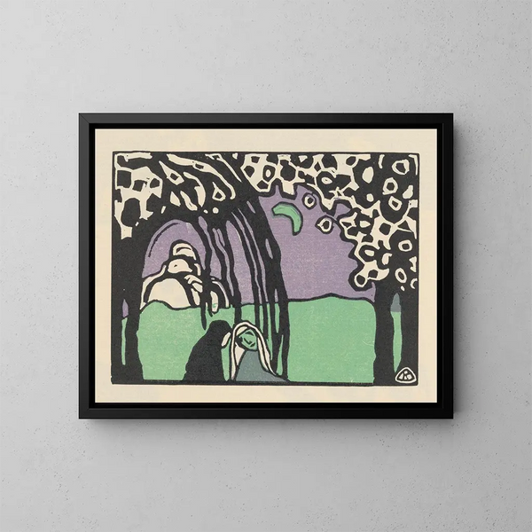 Klänge Pl20 - Wassily Kandinsky — gerahmtes Bild an der Wand