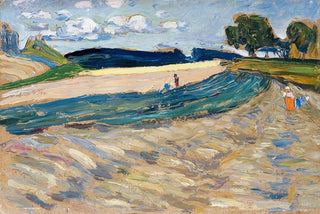 Wassily Kandinsky - Landscape with a yellow field.webp
