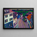 Murnau Ansicht vom Fenster des Griesbräu Gemälde - Wassily Kandinsky — gerahmtes Bild an der Wand