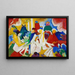 Orientalisches Gemälde - Wassily Kandinsky — gerahmtes Bild an der Wand