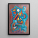 Stehend - Wassily Kandinsky — gerahmtes Bild an der Wand
