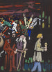 Studie über die Panik - Wassily Kandinsky — gerahmtes Bild an der Wand