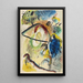 Wassily Kandinsky — gerahmtes Bild an der Wand