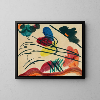 Wassily Kandinsky - With three riders.webp