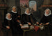 Drei Regenten und die Mutter des Hauses des Asyls der Leprakranken in Amsterdam - Werner van den Valckert — Ansicht des Kunstwerks