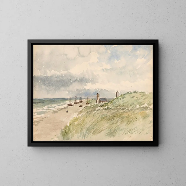 La Côte à Kativigh, Holland - Whitney Warren Jr — gerahmtes Bild an der Wand