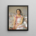 Portrait von Clare Collins - Wilfrid Gabriel de Glehn — gerahmtes Bild an der Wand
