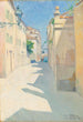 Eine Gasse in Venedig - Wilfrid Gabriel de Glehn — Ansicht des Kunstwerks