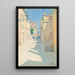 Eine Gasse in Venedig - Wilfrid Gabriel de Glehn — gerahmtes Bild an der Wand
