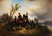 Familienbild am Flussufer - Wilhelm Alexander Meyerheim — Ansicht des Kunstwerks
