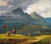 Landschaft mit Bergen - Wilhelm Bendz — Ansicht des Kunstwerks