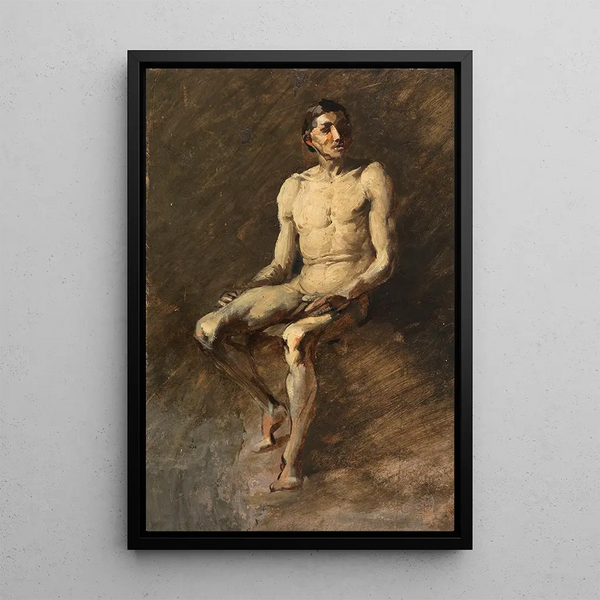 Wilhelm Busch - Sitzender mnnlicher Akt.webp