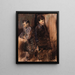 Zwei junge Schuhmacher - Wilhelm Busch — gerahmtes Bild an der Wand